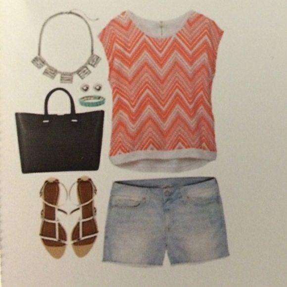 StitchFix Collective Concept Chevron Top - Picture 2 of 6